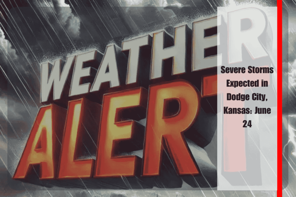 Severe Storms Expected in Dodge City, Kansas June 24