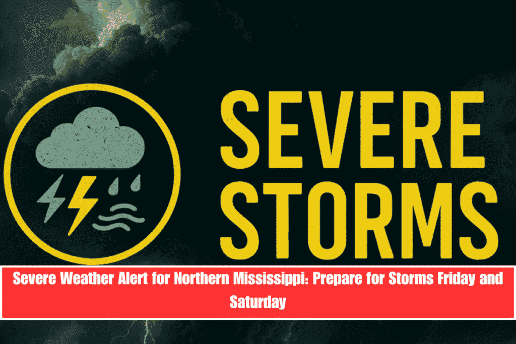 Severe Weather Alert for Northern Mississippi Prepare for Storms Friday and Saturday