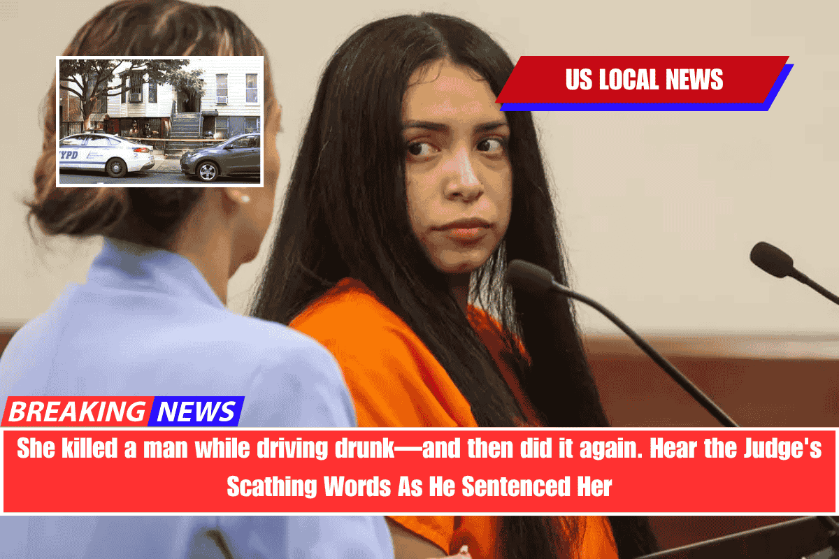 She killed a man while driving drunk—and then did it again. Hear the Judge's Scathing Words As He Sentenced Her