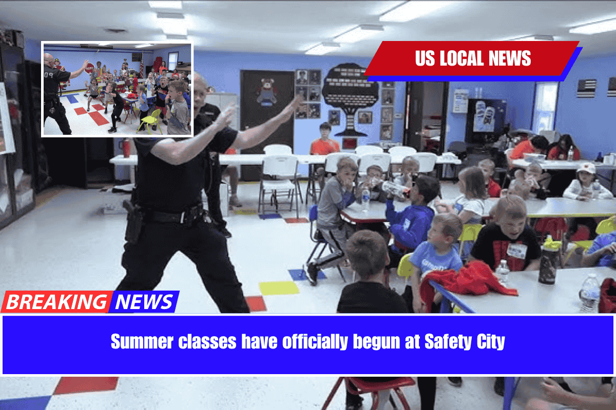 Summer classes have officially begun at Safety City