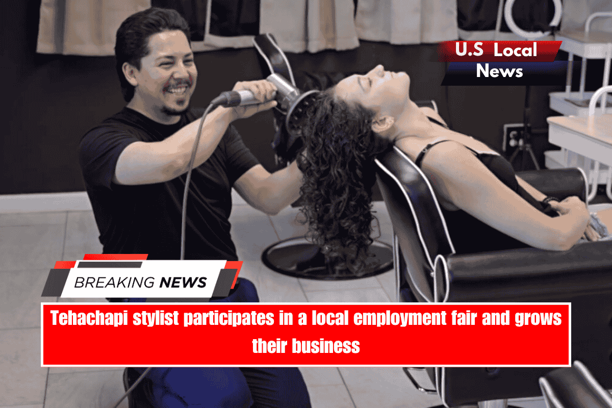 Tehachapi stylist participates in a local employment fair and grows their business