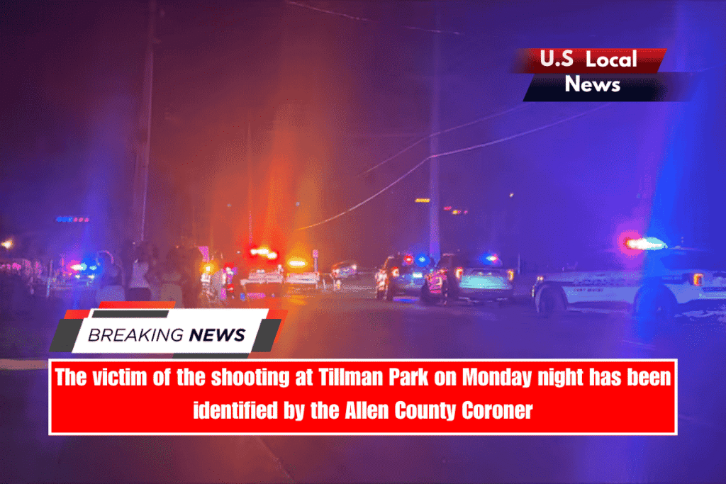 The victim of the shooting at Tillman Park on Monday night has been identified by the Allen County Coroner