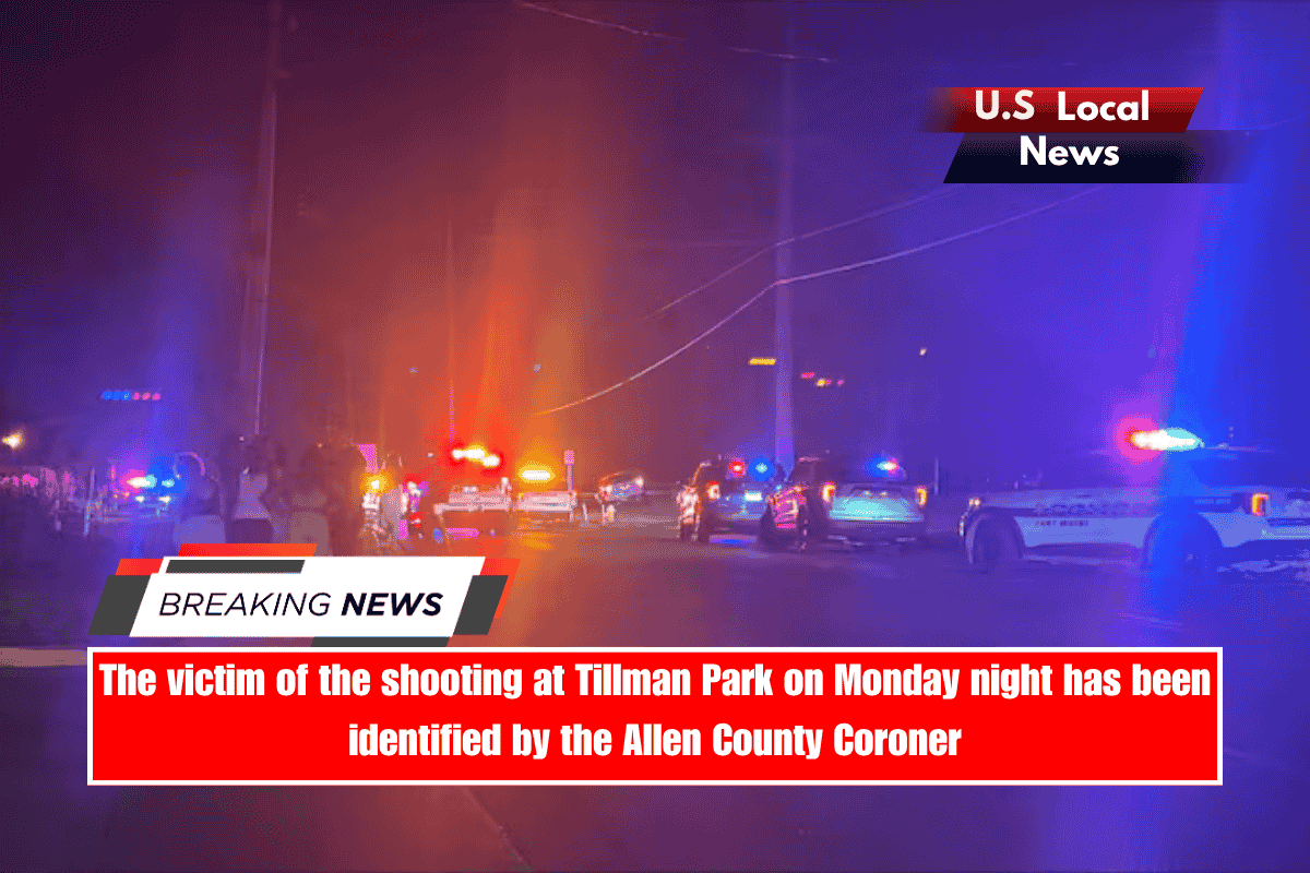 The victim of the shooting at Tillman Park on Monday night has been identified by the Allen County Coroner