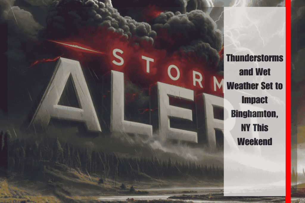 Thunderstorms and Wet Weather Set to Impact Binghamton, NY This Weekend