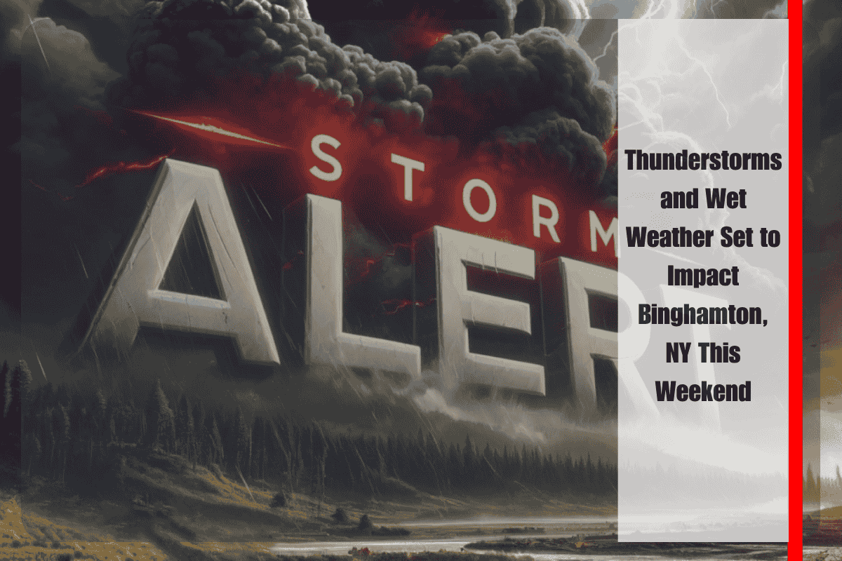 Thunderstorms and Wet Weather Set to Impact Binghamton, NY This Weekend