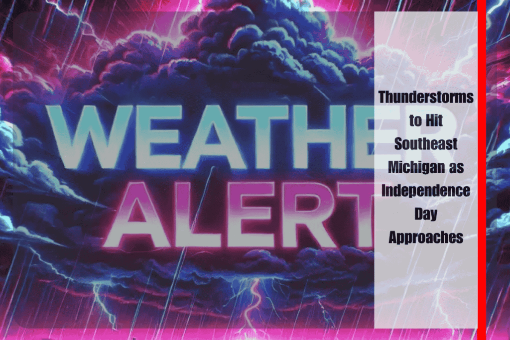 Thunderstorms to Hit Southeast Michigan as Independence Day Approaches