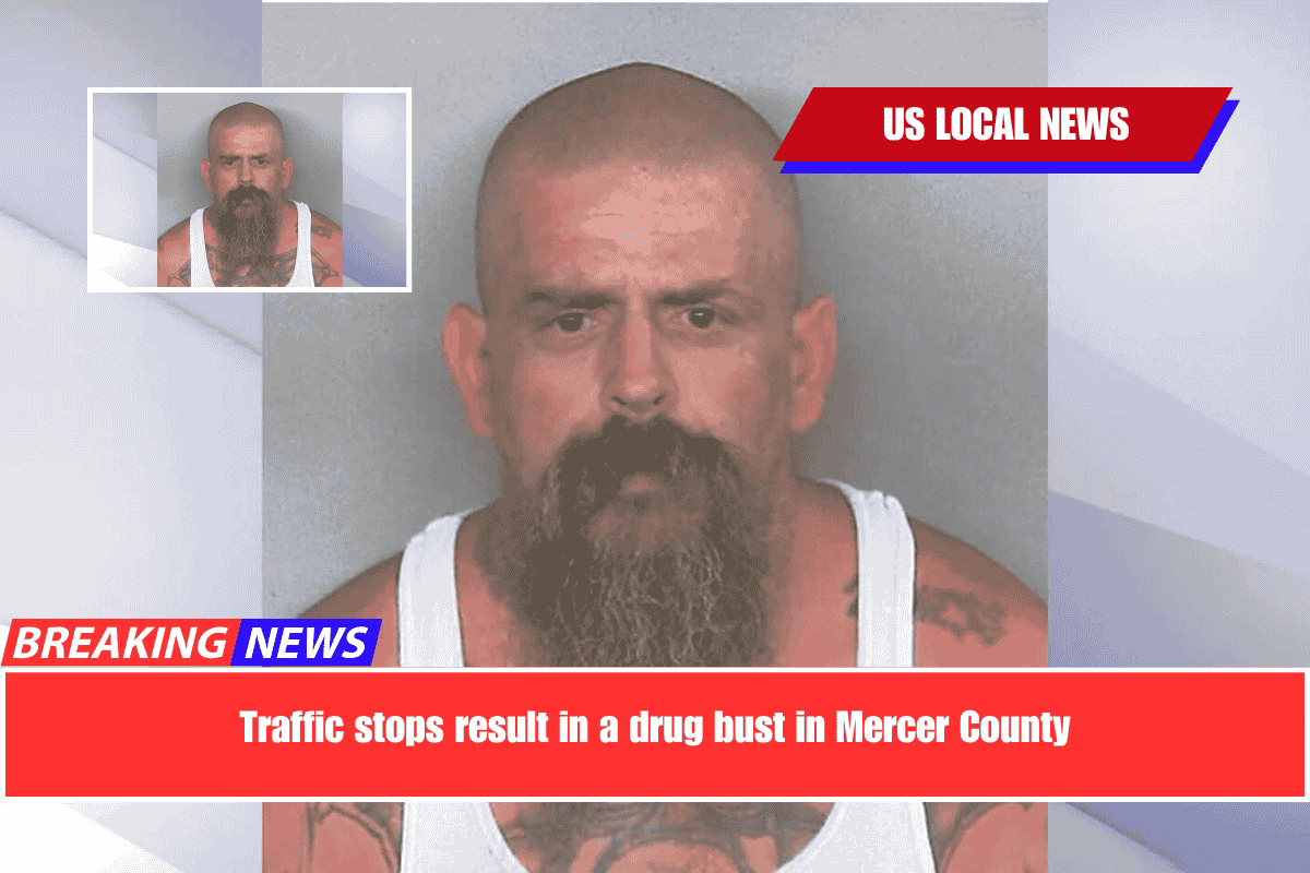 Traffic stops result in a drug bust in Mercer County