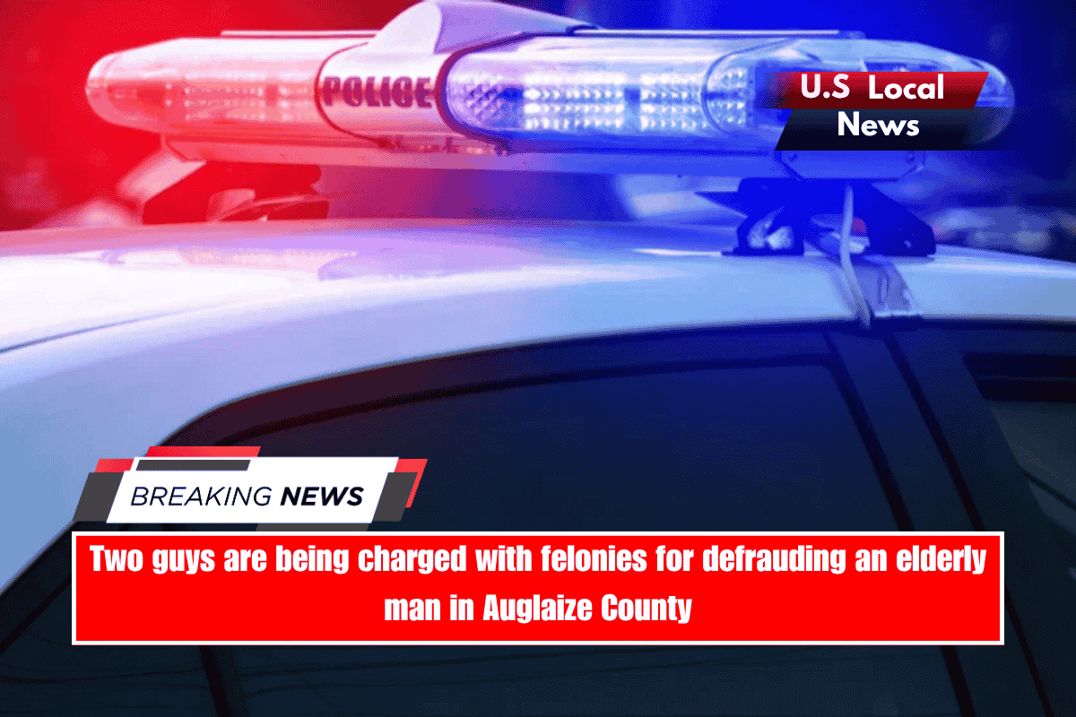 Two guys are being charged with felonies for defrauding an elderly man in Auglaize County