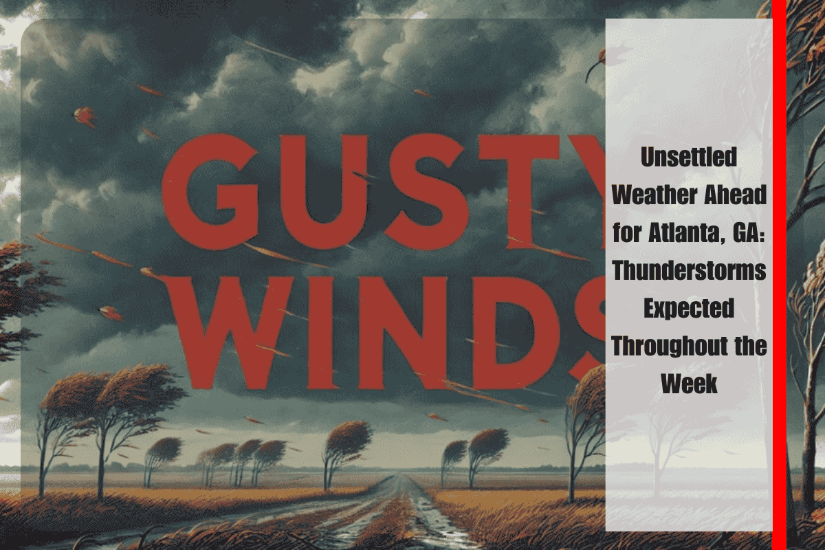 Unsettled Weather Ahead for Atlanta, GA Thunderstorms Expected Throughout the Week