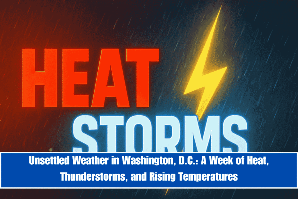 Unsettled Weather in Washington, D.C. A Week of Heat, Thunderstorms, and Rising Temperatures
