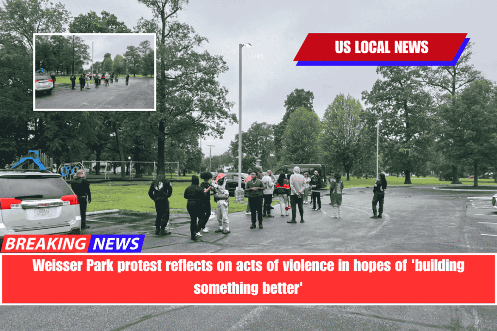 Weisser Park protest reflects on acts of violence in hopes of 'building something better'