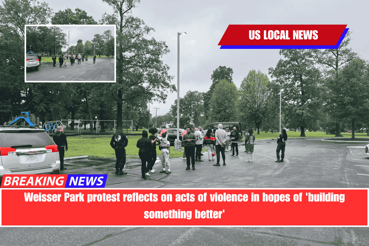Weisser Park protest reflects on acts of violence in hopes of 'building something better'