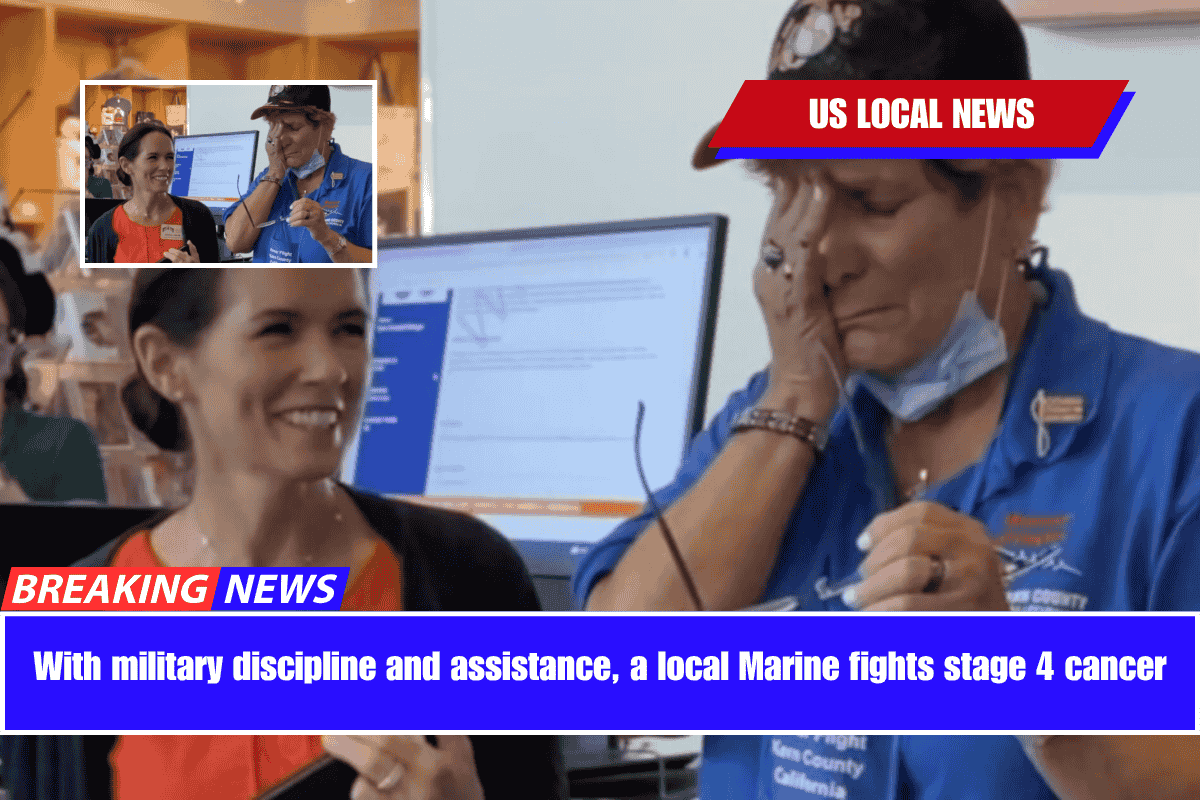 With military discipline and assistance, a local Marine fights stage 4 cancer