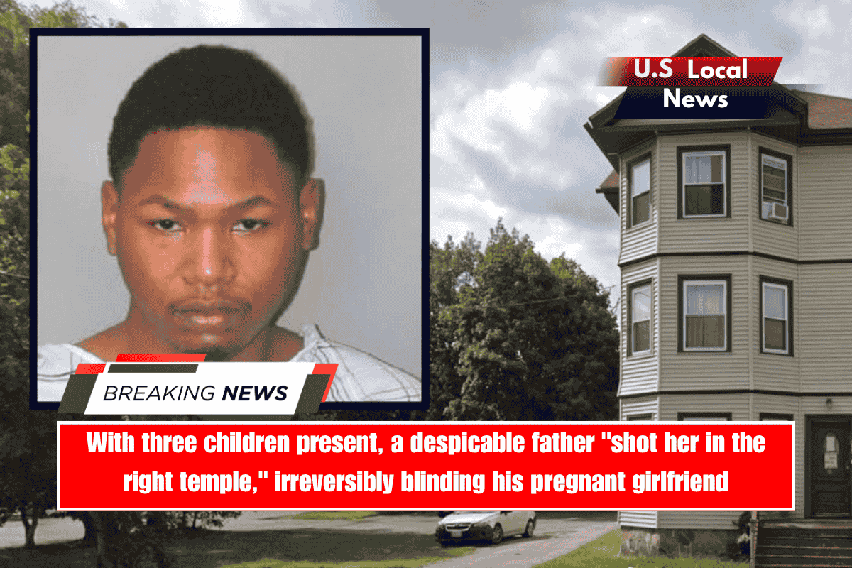 With three children present, a despicable father shot her in the right temple, irreversibly blinding his pregnant girlfriend