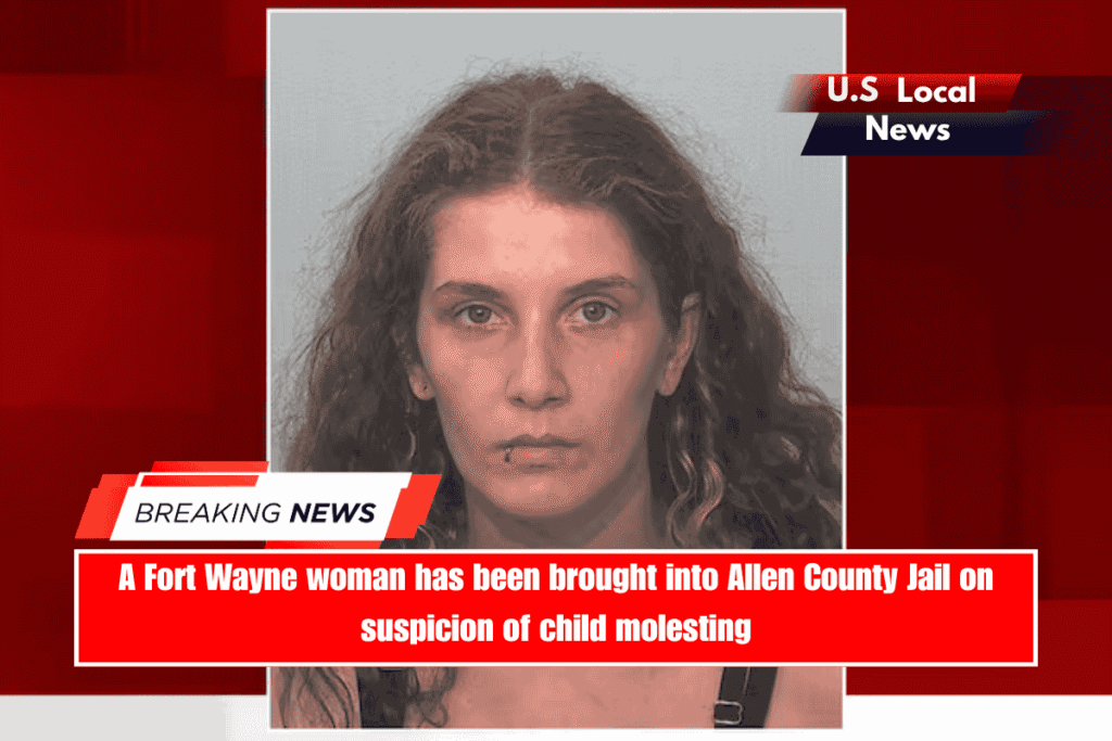 A Fort Wayne woman has been brought into Allen County Jail on suspicion of child molesting