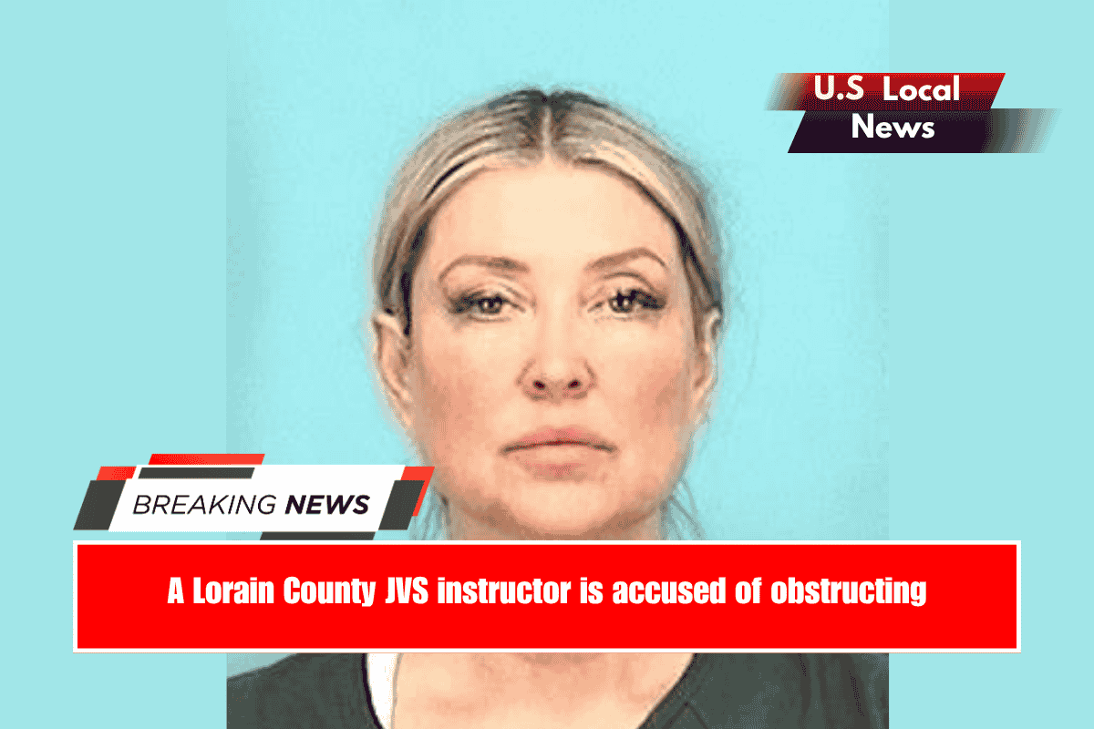 A Lorain County JVS instructor is accused of obstructing