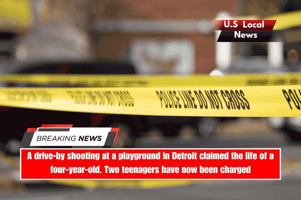 A drive-by shooting at a playground in Detroit claimed the life of a four-year-old. Two teenagers have now been charged