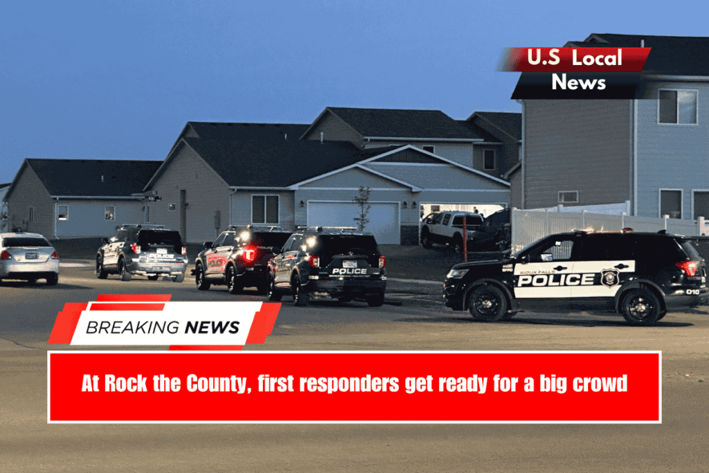 At Rock the County, first responders get ready for a big crowd