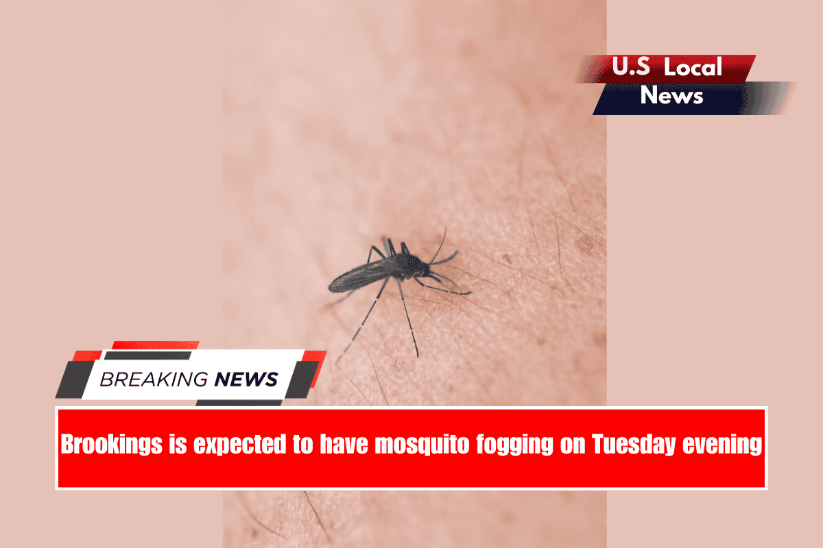 Brookings is expected to have mosquito fogging on Tuesday evening
