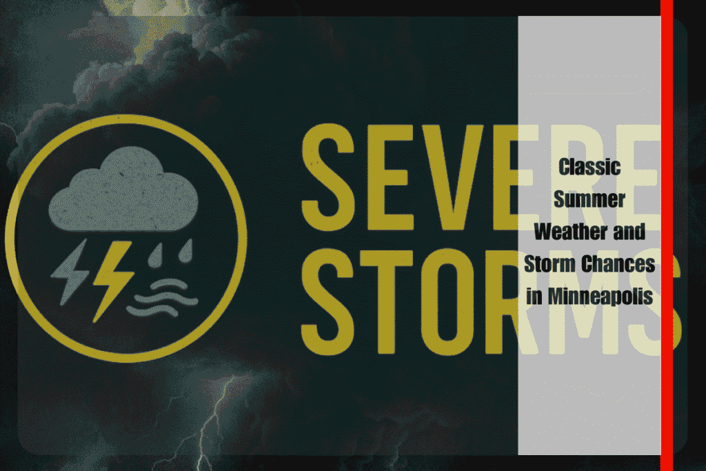 Classic Summer Weather and Storm Chances in Minneapolis