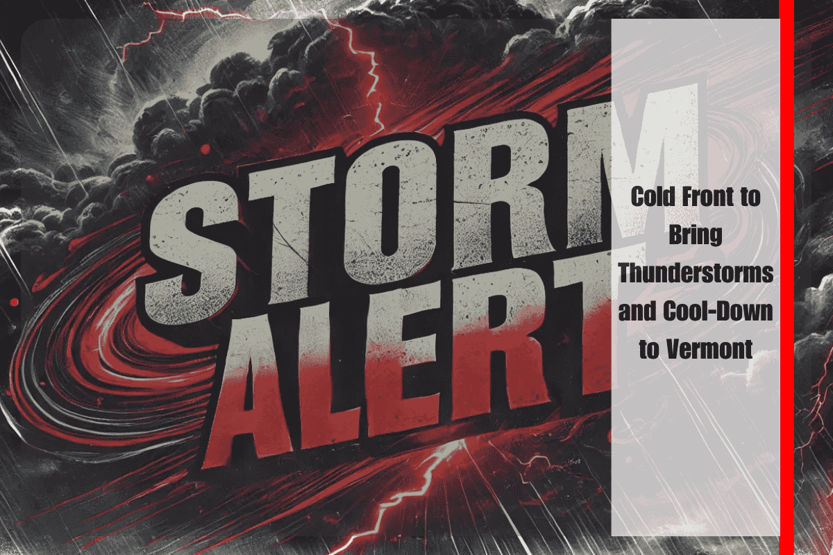 Cold Front to Bring Thunderstorms and Cool-Down to Vermont
