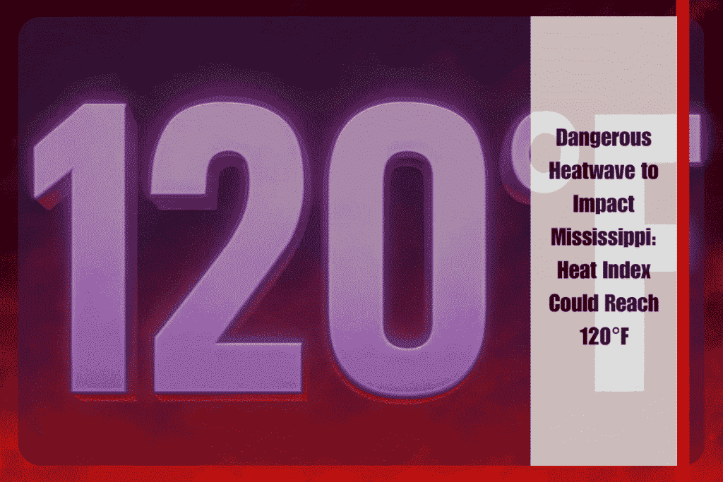 Dangerous Heatwave to Impact Mississippi Heat Index Could Reach 120°F
