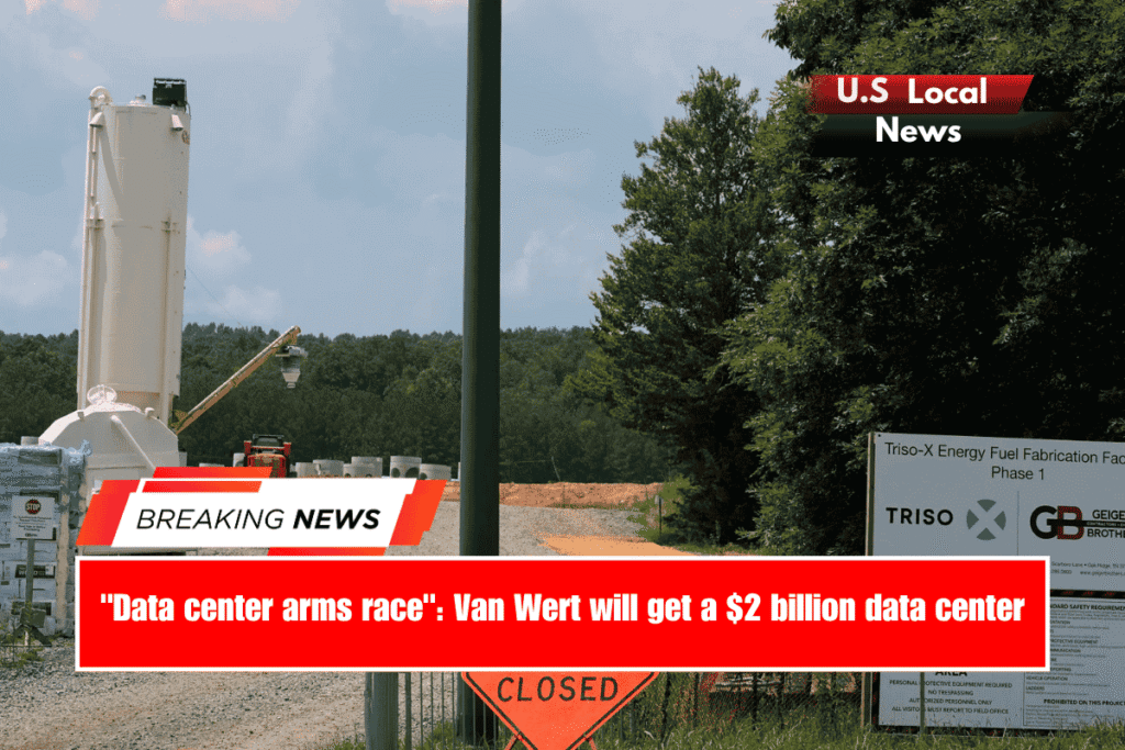 Data center arms race Van Wert will get a $2 billion data center