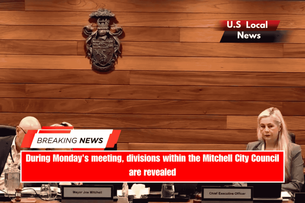 During Monday's meeting, divisions within the Mitchell City Council are revealed