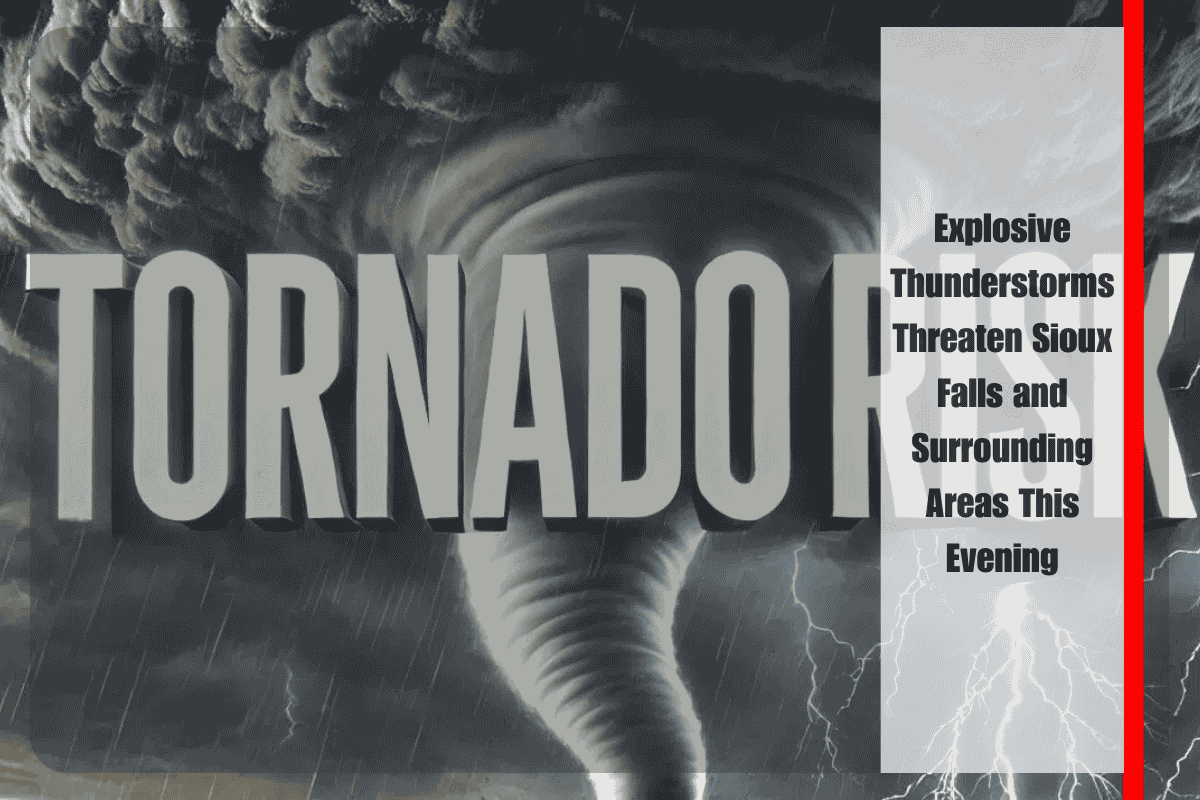 Explosive Thunderstorms Threaten Sioux Falls and Surrounding Areas This Evening