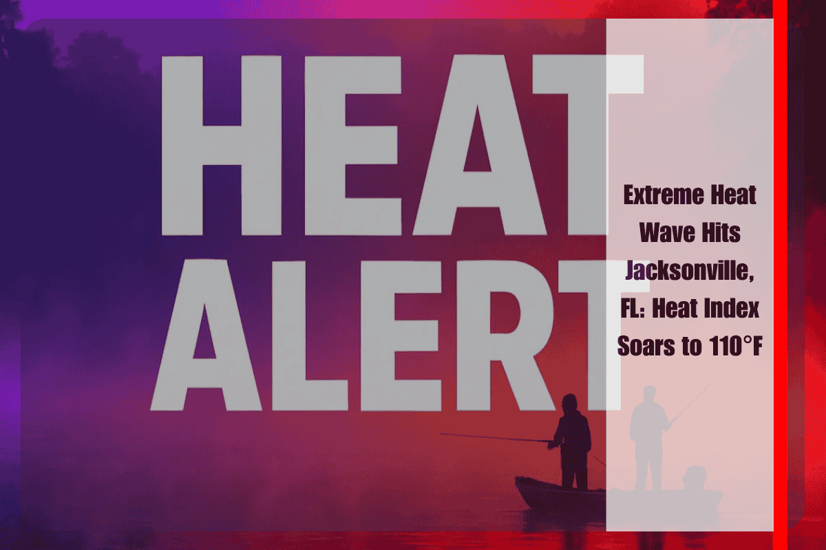Extreme Heat Wave Hits Jacksonville, FL Heat Index Soars to 110°F