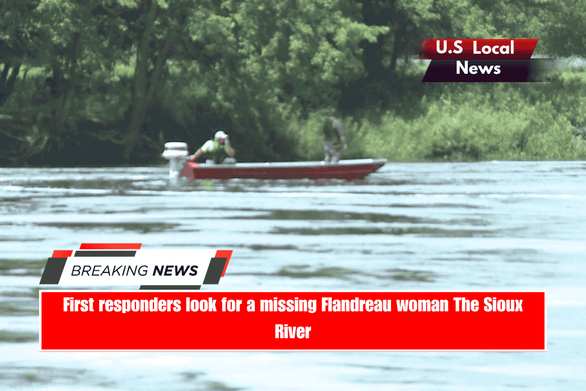 First responders look for a missing Flandreau woman The Sioux River