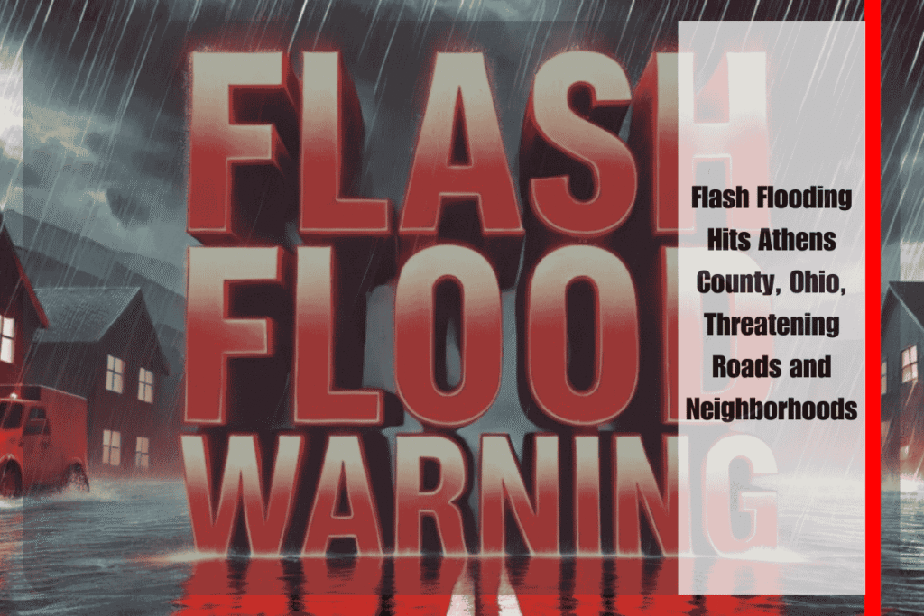 Flash Flooding Hits Athens County, Ohio, Threatening Roads and Neighborhoods