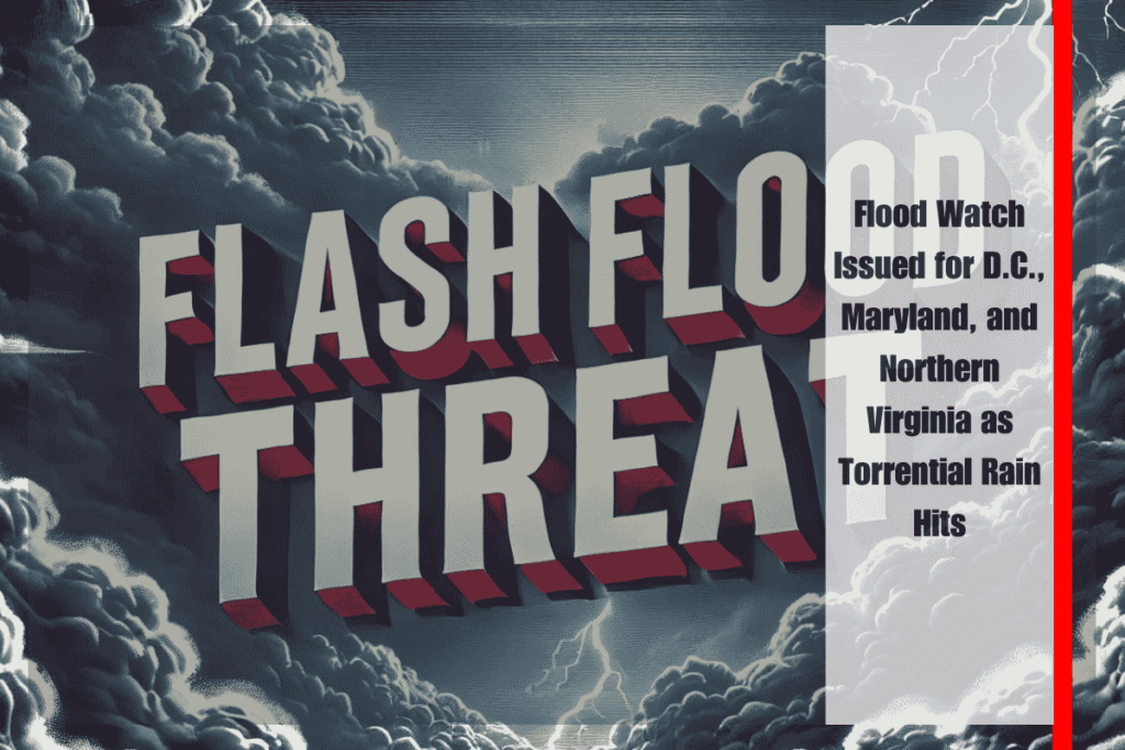 Flood Watch Issued for D.C., Maryland, and Northern Virginia as Torrential Rain Hits