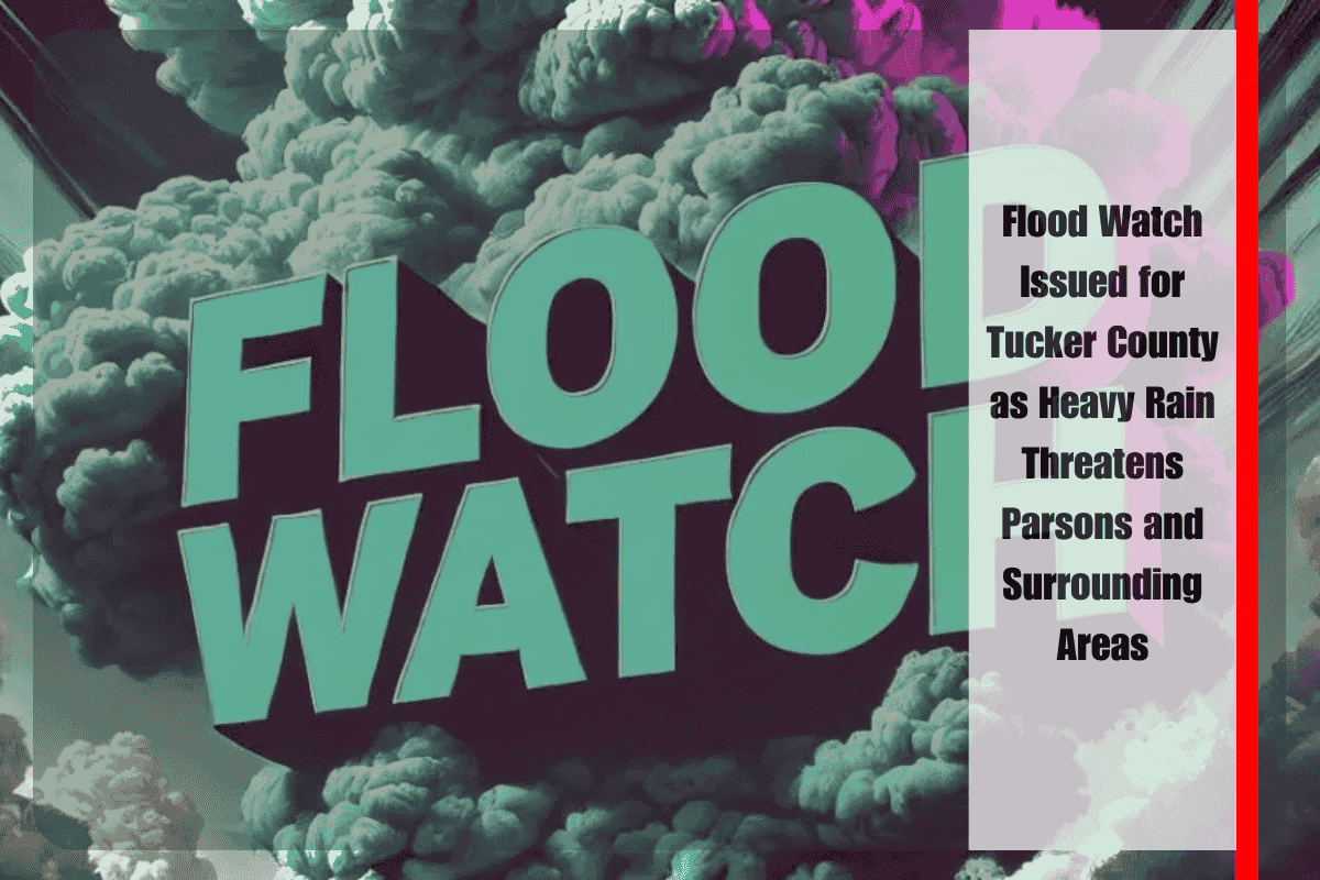 Flood Watch Issued for Tucker County as Heavy Rain Threatens Parsons and Surrounding Areas