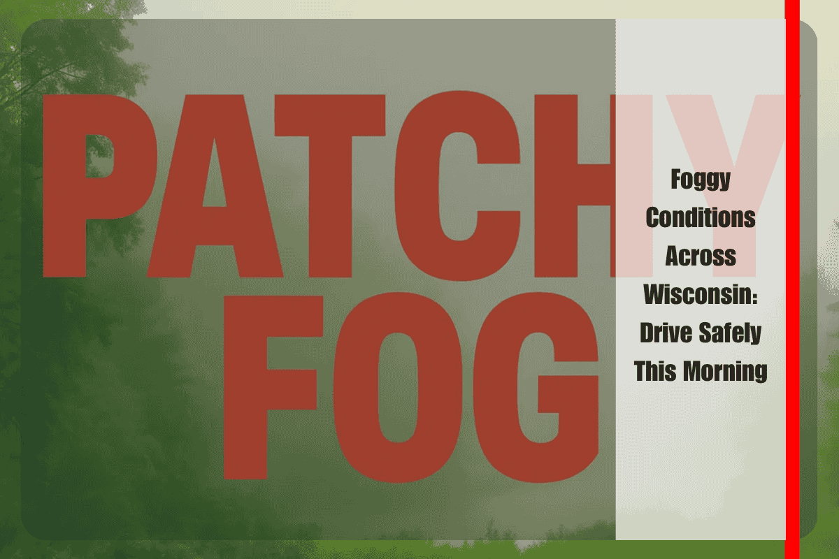 Foggy Conditions Across Wisconsin Drive Safely This Morning