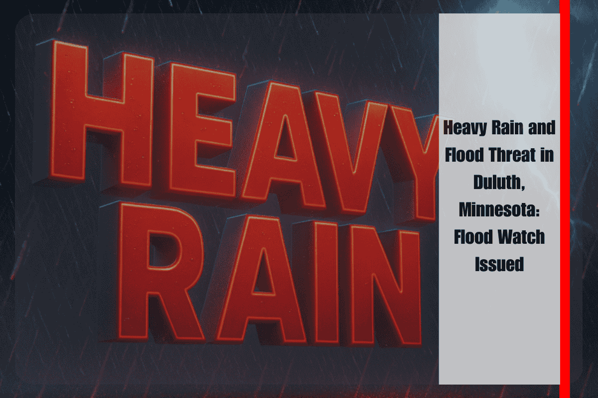 Heavy Rain and Flood Threat in Duluth, Minnesota Flood Watch Issued
