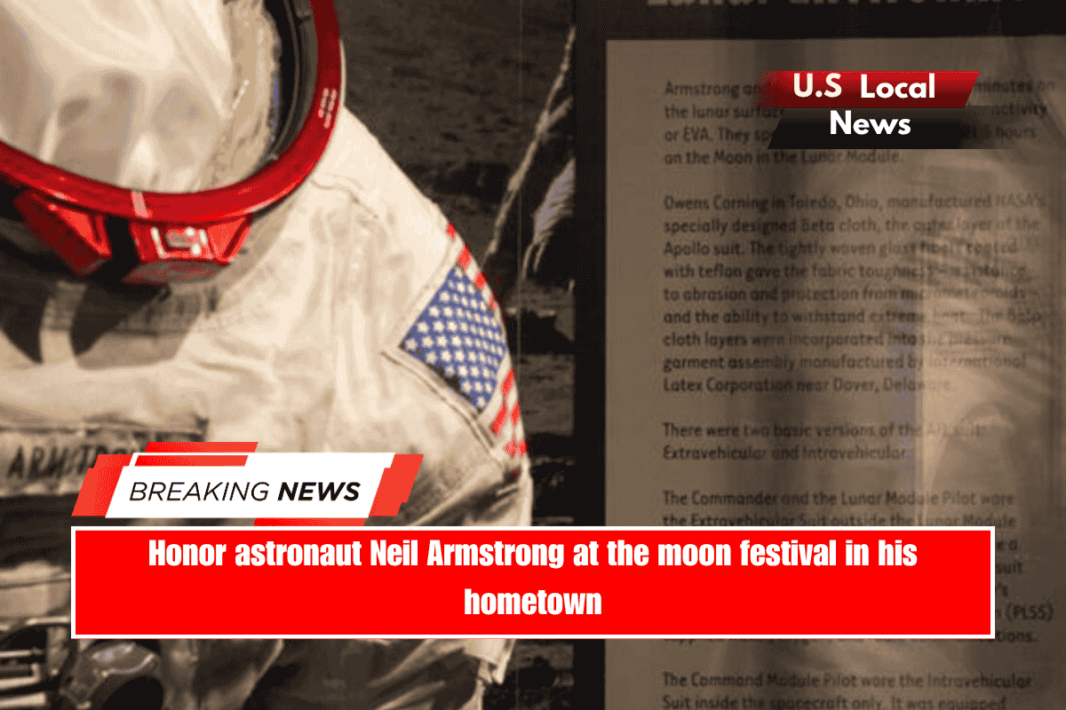 Honor astronaut Neil Armstrong at the moon festival in his hometown
