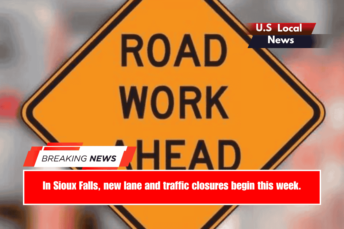 In Sioux Falls, new lane and traffic closures begin this week.