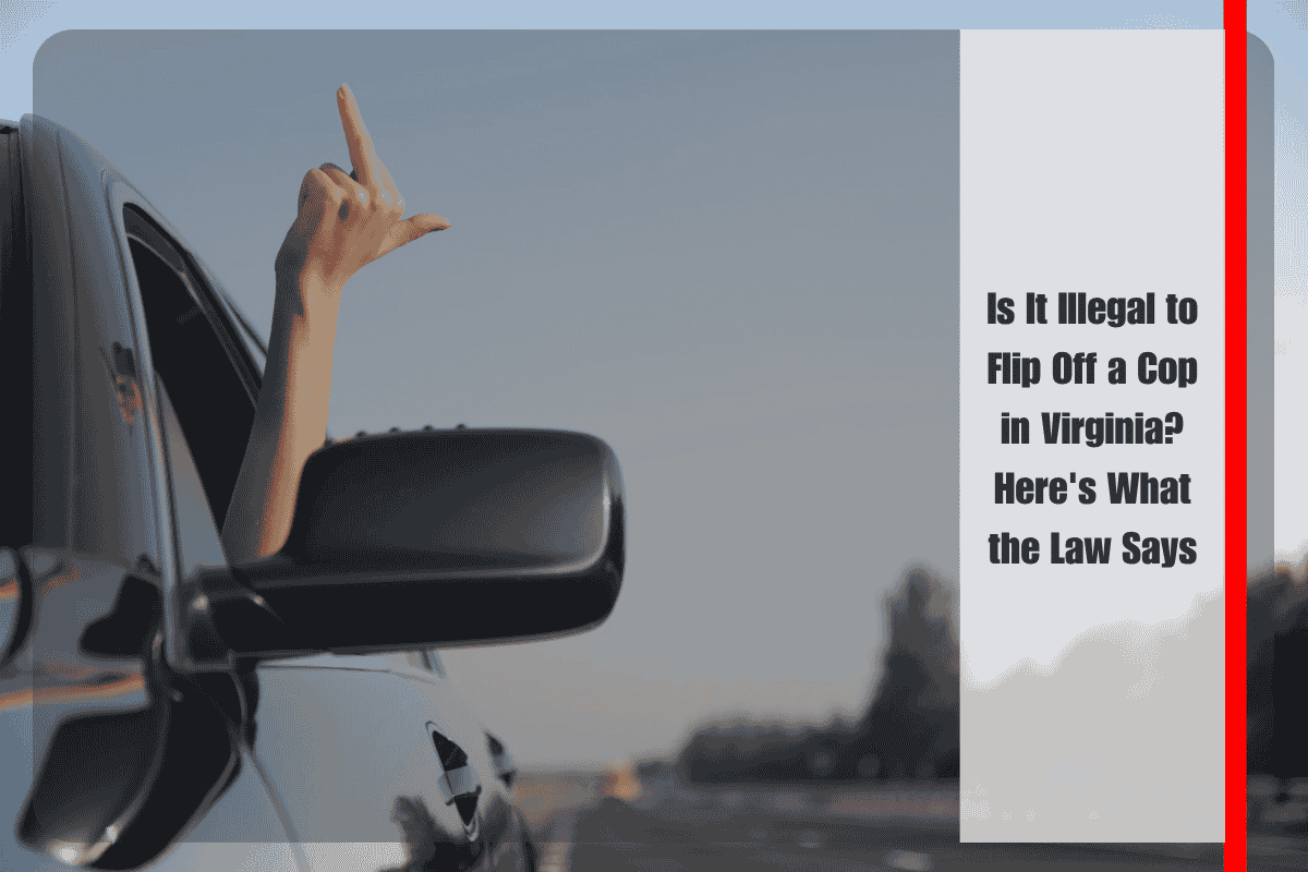 Is It Illegal to Flip Off a Cop in Virginia Here's What the Law Says