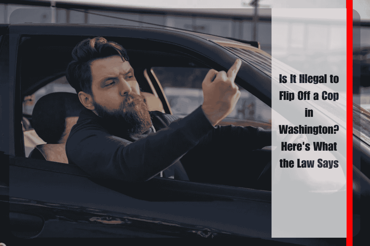 Is It Illegal to Flip Off a Cop in Washington Here's What the Law Says