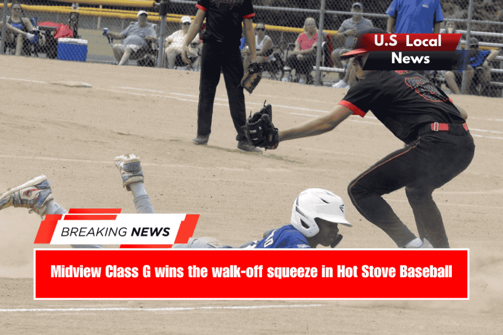 Midview Class G wins the walk-off squeeze in Hot Stove Baseball