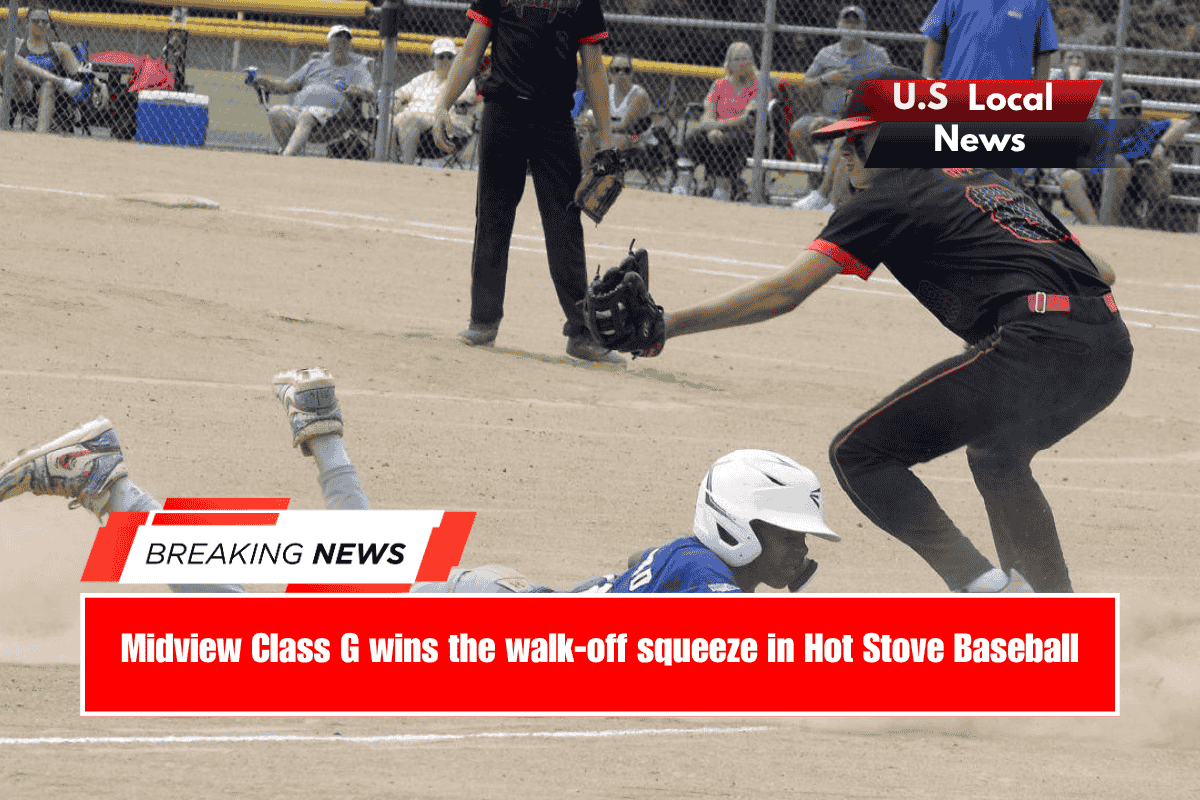 Midview Class G wins the walk-off squeeze in Hot Stove Baseball
