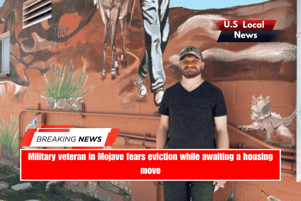 Military veteran in Mojave fears eviction while awaiting a housing move