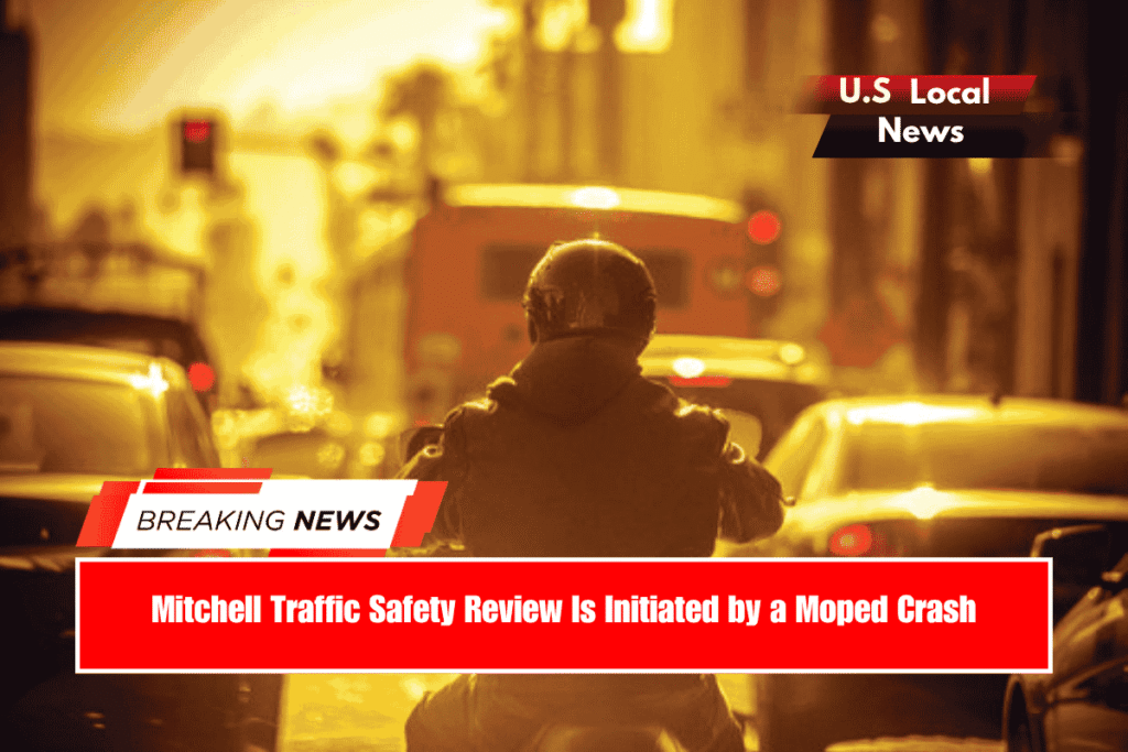 Mitchell Traffic Safety Review Is Initiated by a Moped Crash
