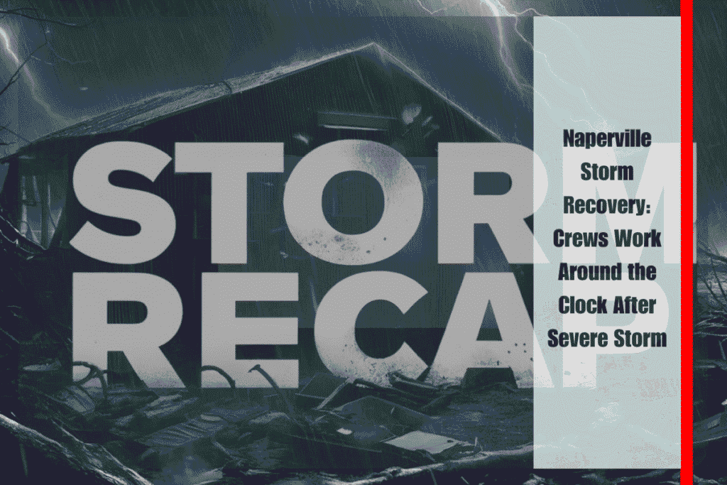 Naperville Storm Recovery Crews Work Around the Clock After Severe Storm