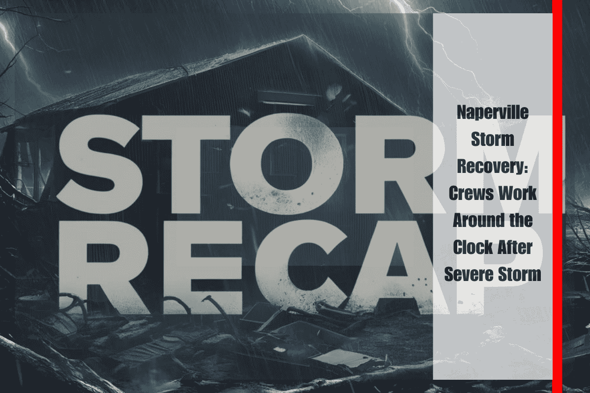 Naperville Storm Recovery Crews Work Around the Clock After Severe Storm
