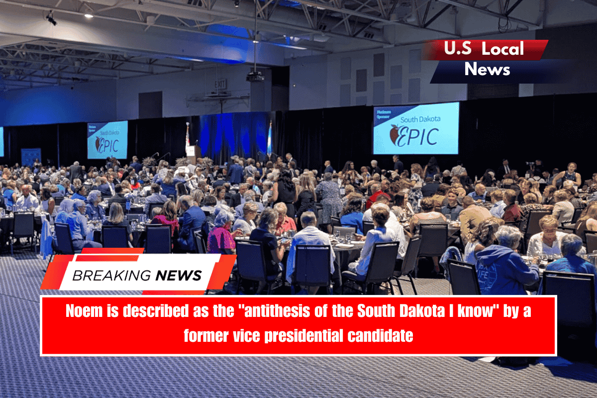 Noem is described as the antithesis of the South Dakota I know by a former vice presidential candidate