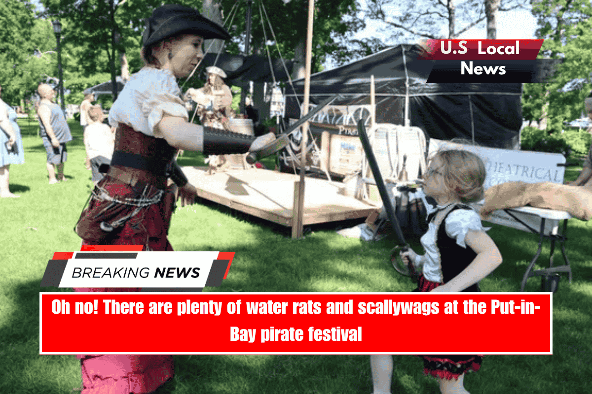 Oh no! There are plenty of water rats and scallywags at the Put-in-Bay pirate festival