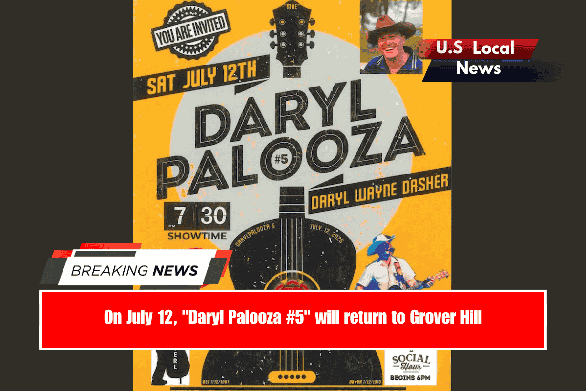 On July 12, Daryl Palooza #5 will return to Grover Hill