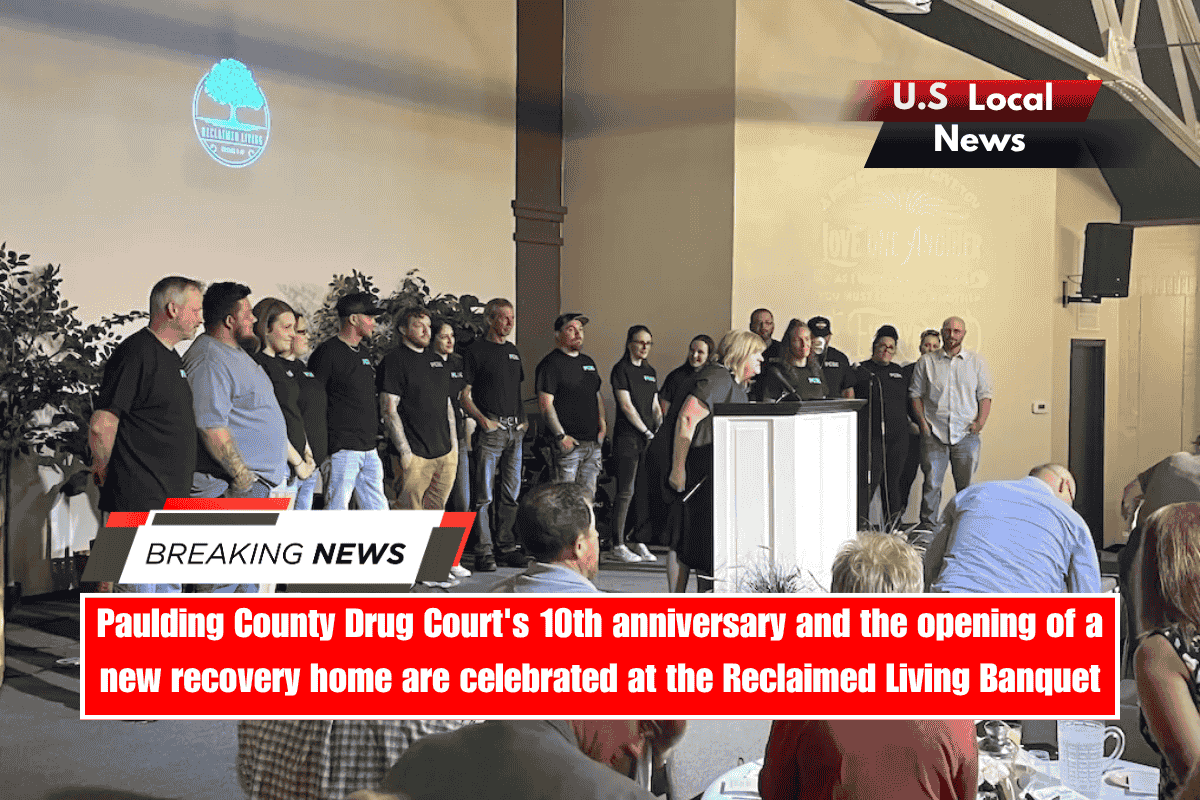 Paulding County Drug Court's 10th anniversary and the opening of a new recovery home are celebrated at the Reclaimed Living Banquet